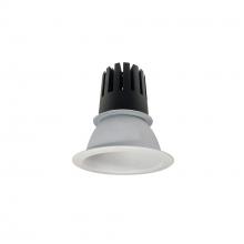 Nora NC3-41L530FMPW - 4" Sapphire III Round Open Reflector, 4500lm, 3000K, Flood Optic, Matte Powder White