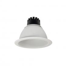 Nora NC3-61L230SMPW - 6" Sapphire III Round Open Reflector, 1500lm, 3000K, Spot Optic, Matte Powder White