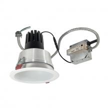 Nora NCR3-61L630FP01MPW - 6" Sapphire III Retrofit, Matte Powder White Reflector/Matte Powder White Flange, 120V; Phase
