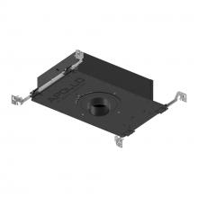 Nora NHAPIC-3R20L33540DP - 3" Apollo Round IC Air-Tight New Construction Housing w/ 1.625" to 2" Ceiling Collar,