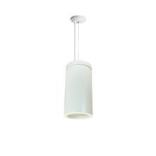 Nora NYLS3-6C1L535NC12WWW - 6" Sapphire III Cable Mount White Cylinder, Matte Powder White Reflector/Matte Powder White