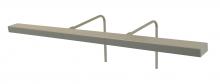 Montclair Light Works CPA313-74 - 36" Designer LED picture light, Satin Silver