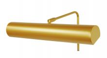 Montclair Light Works CPA321-75 - 16" Gallery LED picture light, Gold Matte