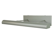 Montclair Light Works DPE322-74 - 24" Gallery Direct Wire LED picture light, Satin Silver