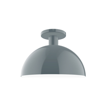 Montclair Light Works FMDX471-40 - 12" Ray Flush Mount, Slate Gray