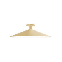 Montclair Light Works FMDX478-17 - 24" Zing Flush Mount, Ivory