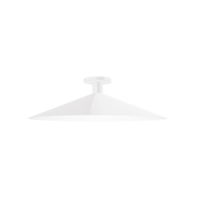 Montclair Light Works FMDX478-44 - 24" Zing Flush Mount, White