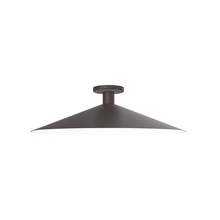 Montclair Light Works FMDX478-57 - 24" Zing Flush Mount, Bronze Matte