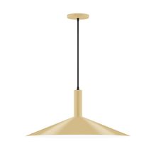 Montclair Light Works PEBX478-17 - 24" Zing Pendant, Ivory