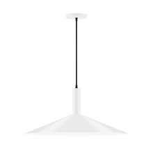 Montclair Light Works PEBX478-44 - 24" Zing Pendant, White
