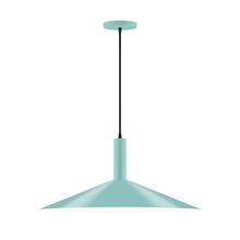 Montclair Light Works PEBX478-48 - 24" Zing Pendant, Sea Green