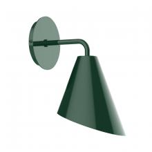 Montclair Light Works SCJ415-42 - Jasmine wall sconce, Forest Green