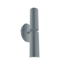 Montclair Light Works SCO440-40 - Martin ADA Up-Down Wall Sconce, Slate Gray