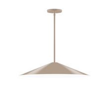 Montclair Light Works STG429-18 - 24" Vessel Stem Hung Pendant, Clay