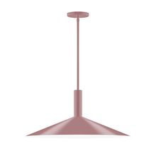 Montclair Light Works STGX478-20 - 24" Zing Stem Hung Pendant, Mauve