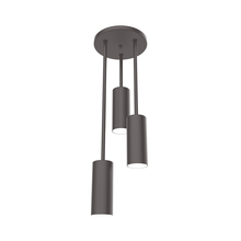 Montclair Light Works STH440-57 - Martin 3-Light Stem Hung Pendant, Bronze Matte