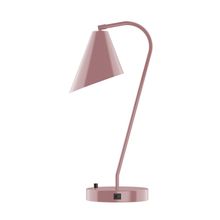 Montclair Light Works TLC415-20 - 23" Jasmine Table Lamp, Mauve