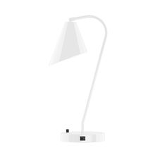 Montclair Light Works TLC415-44 - 23" Jasmine Table Lamp, White