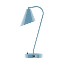 Montclair Light Works TLC415-54 - 23" Jasmine Table Lamp, Light Blue