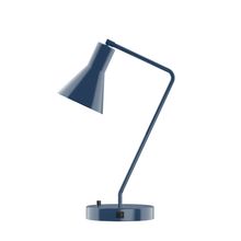 Montclair Light Works TLD436-50 - 21" Flare Table Lamp, Navy