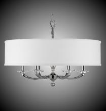 American Brass & Crystal CH5426-36G-ST-GL - 28 inch Kensington Drum Shade Chandelier