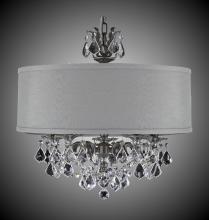 American Brass & Crystal CH6512-A-10G-PI-HL - 5 Light Llydia Chandelier