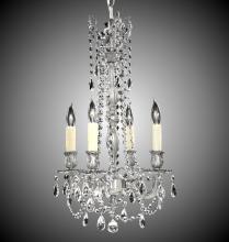 American Brass & Crystal CH9211-A-02G-ST - 4 Light Biella Chandelier