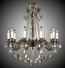 American Brass & Crystal CH9258-A-13S-ST - 10 Light Biella Chandelier