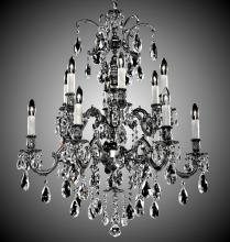 American Brass & Crystal CH9724-O-08G-ST - 6+6 Light Marlena Chandelier