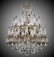 American Brass & Crystal CH9825-O-07G-ST - 16+8 Light Bellagio Chandelier