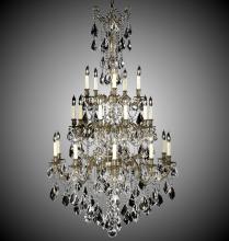 American Brass & Crystal CH9826-A-12G-PI - 25 Light Bellagio Chandelier
