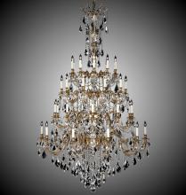 American Brass & Crystal CH9828-A-01G-ST - 40 Light Bellagio Chandelier