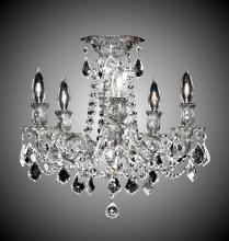 American Brass & Crystal FM9202-O-04G - 5 Light Biella Flush Mount