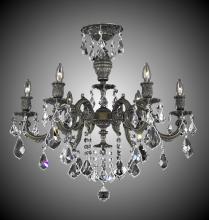 American Brass & Crystal FM9743-O-01G - 6 Light Marlena Flush Mount