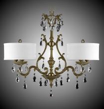 American Brass & Crystal IL9661-O-21S-ST-PG - 6 Light Chateau Island Light