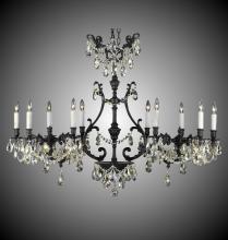 American Brass & Crystal IL9684-2-A-21S-ST - 10 Light 2 Arm Chateau Island Light with Draping
