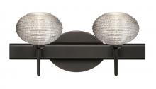 Besa Lighting 2SW-5612GL-LED-BR - Besa Wall Lasso Bronze Glitter 2x5W LED