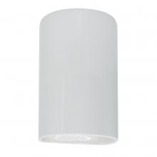 Justice Design Group CER-5265W-WTWT - Large ADA Outdoor LED Cylinder - Open Top & Bottom