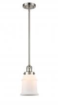 Innovations Lighting 201S-SN-G181-LED - Canton - 1 Light - 7 inch - Brushed Satin Nickel - Stem Hung - Mini Pendant