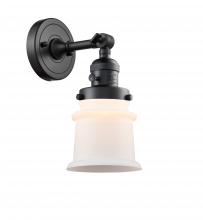 Innovations Lighting 203SW-BK-G181S-LED - Canton - 1 Light - 5 inch - Matte Black - Adjustable Sconce