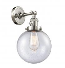 Innovations Lighting 203SW-PN-G204-8-LED - Beacon - 1 Light - 8 inch - Polished Nickel - Adjustable Sconce