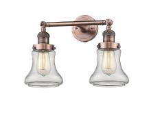 Innovations Lighting 208-AC-G192-LED - Bellmont - 2 Light - 17 inch - Antique Copper - Adjustable Bath Vanity Light