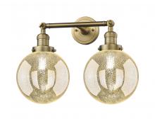 Innovations Lighting 208-BB-G208-8 - Beacon - 2 Light - 19 inch - Brushed Brass - Adjustable Bath Vanity Light