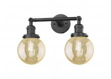 Innovations Lighting 208-OB-G208-6 - Beacon - 2 Light - 17 inch - Oil Rubbed Bronze - Adjustable Bath Vanity Light