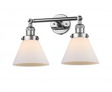 Innovations Lighting 208-PC-G41-LED - Cone - 2 Light - 18 inch - Polished Chrome - Adjustable Bath Vanity Light