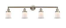 Innovations Lighting 215-SN-G181S - Canton - 4 Light - 42 inch - Brushed Satin Nickel - Adjustable Bath Vanity Light
