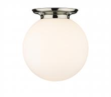 Innovations Lighting 221-1F-PN-G201-16 - Beacon - 1 Light - 16 inch - Polished Nickel - Flush Mount
