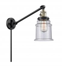 Innovations Lighting 237-BAB-G184-LED - Canton - 1 Light - 8 inch - Black Antique Brass -Adjustable Swing Arm