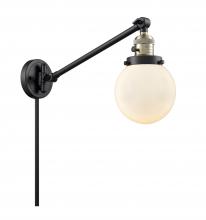 Innovations Lighting 237-BAB-G201-6-LED - Beacon - 1 Light - 6 inch - Black Antique Brass -Adjustable Swing Arm