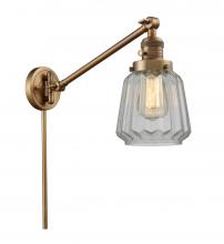 Innovations Lighting 237-BB-G142-LED - Chatham - 1 Light - 8 inch - Brushed Brass -Adjustable Swing Arm